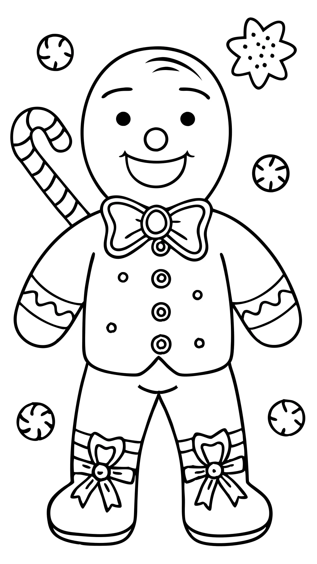 printable gingerbread man coloring pages